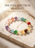 Full Spectrum Crystal Bracelet | 12-Stone Seven Chakra Healing Bracelet