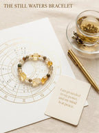 The Golden Vault Bracelet | Lemon Citrine  Four Seasons Phantom Quartz & Freeform Citrine  | Wealth Manifestation Abundance Bracelet