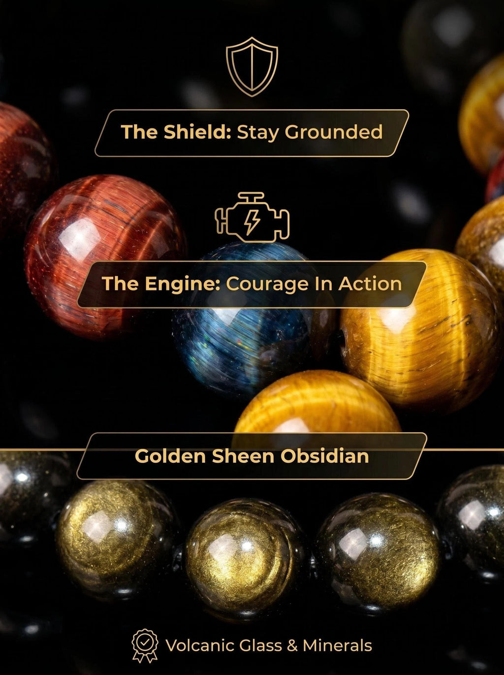The Inner Compass | Stoic Shield & Momentum Bracelet