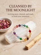 Full Spectrum Crystal Bracelet | 12-Stone Seven Chakra Healing Bracelet