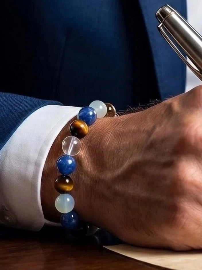 The Sovereign Flow | Clarity & Command Bracelet