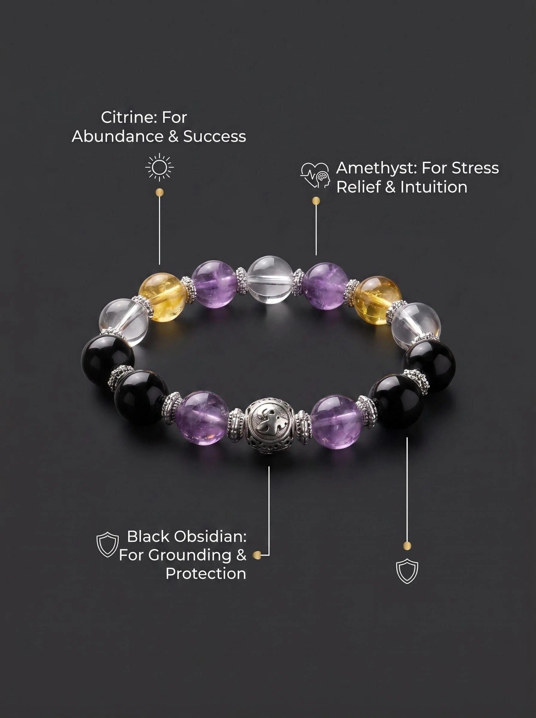 The Capricorn Architect: Balance & Ambition Mala