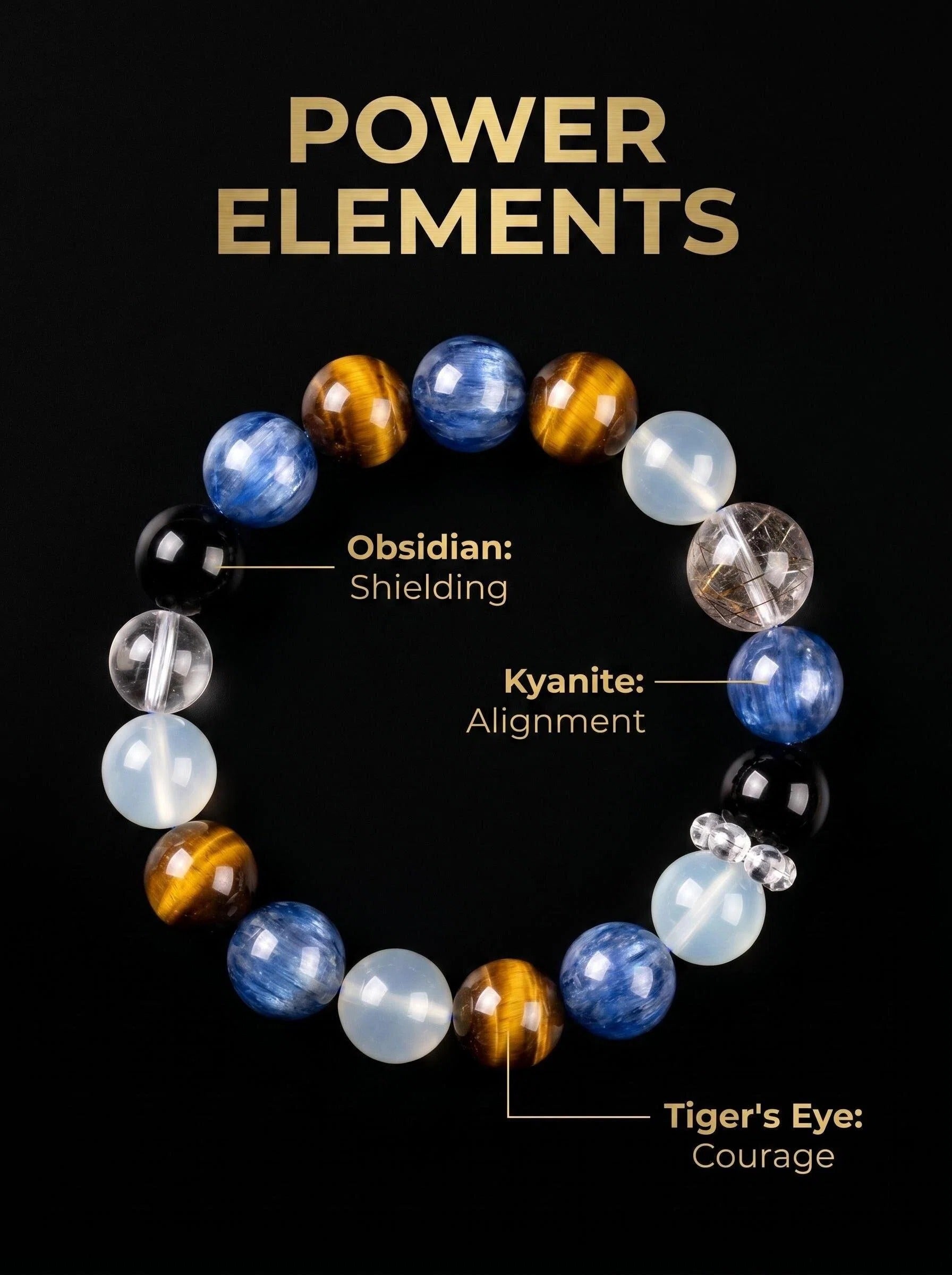 The Sovereign Flow | Clarity & Command Bracelet